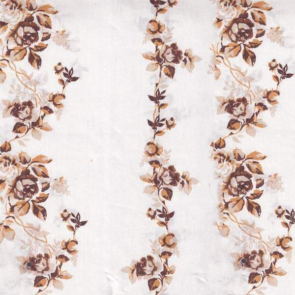  Tecido tricoline floral Floratta Fdo Off - 179 - Caramelo 410038