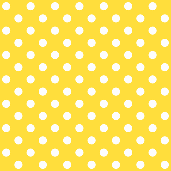 Tecido Tricoline Po� Bolinhas Grandes Algod�o 100% amarelo com branco