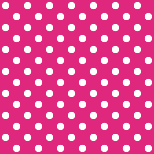 Tecido Tricoline Po� Bolinhas Grandes 100% Algod�o ? Cor Pink Para Patchwork, Roupas e Decora��o