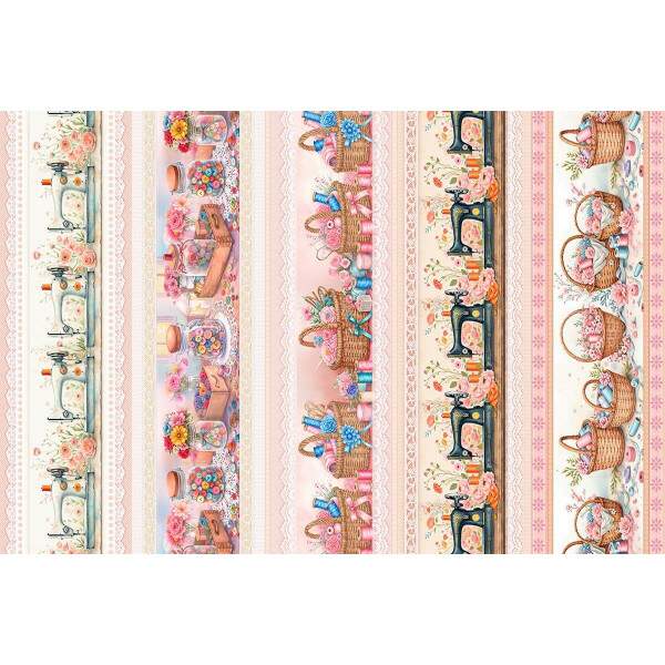 310052 - Tecido Tricoline Digital BARRADO MAQUINAs 