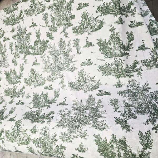 420024 - Toile de Jouy 48 - Verde