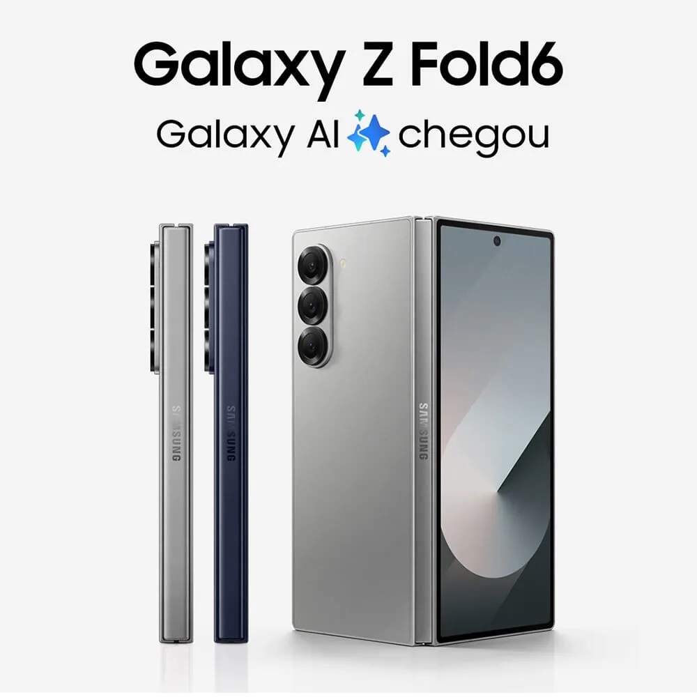 Smartphone Samsung Galaxy Z Fold6 512GB 5G 12GB RAM Câmera Tripla Tras