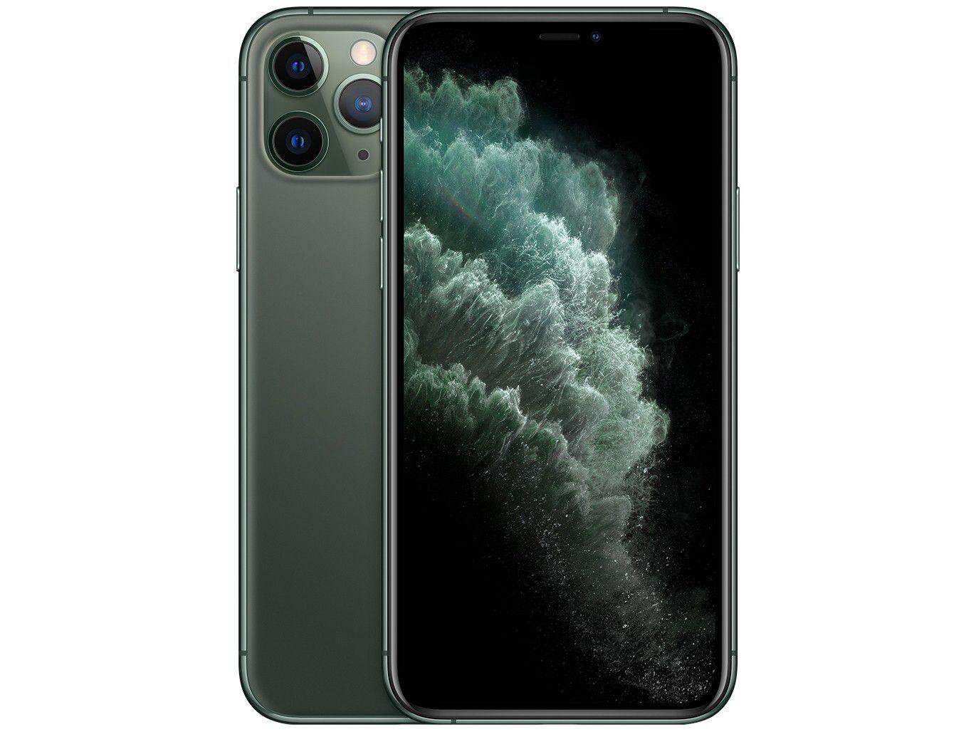 Apple iPhone 11 Pro Max 64GB ミッドナイトグリーン iPhone 11 Pro Max 64GB - Verde Meia-Noite - Tenho minhas marcas de uso