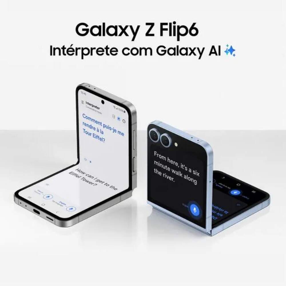 【超美品】Galaxy Z Flip6 ブルー 512GB 韓国版 Galaxy Z Flip6 512GB Azul - Sou como novo