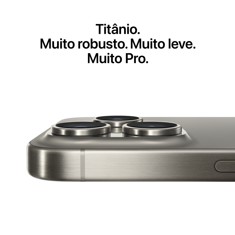 iPhone 15 Pro Max 1TB - Titânio Natural - Sou como novo