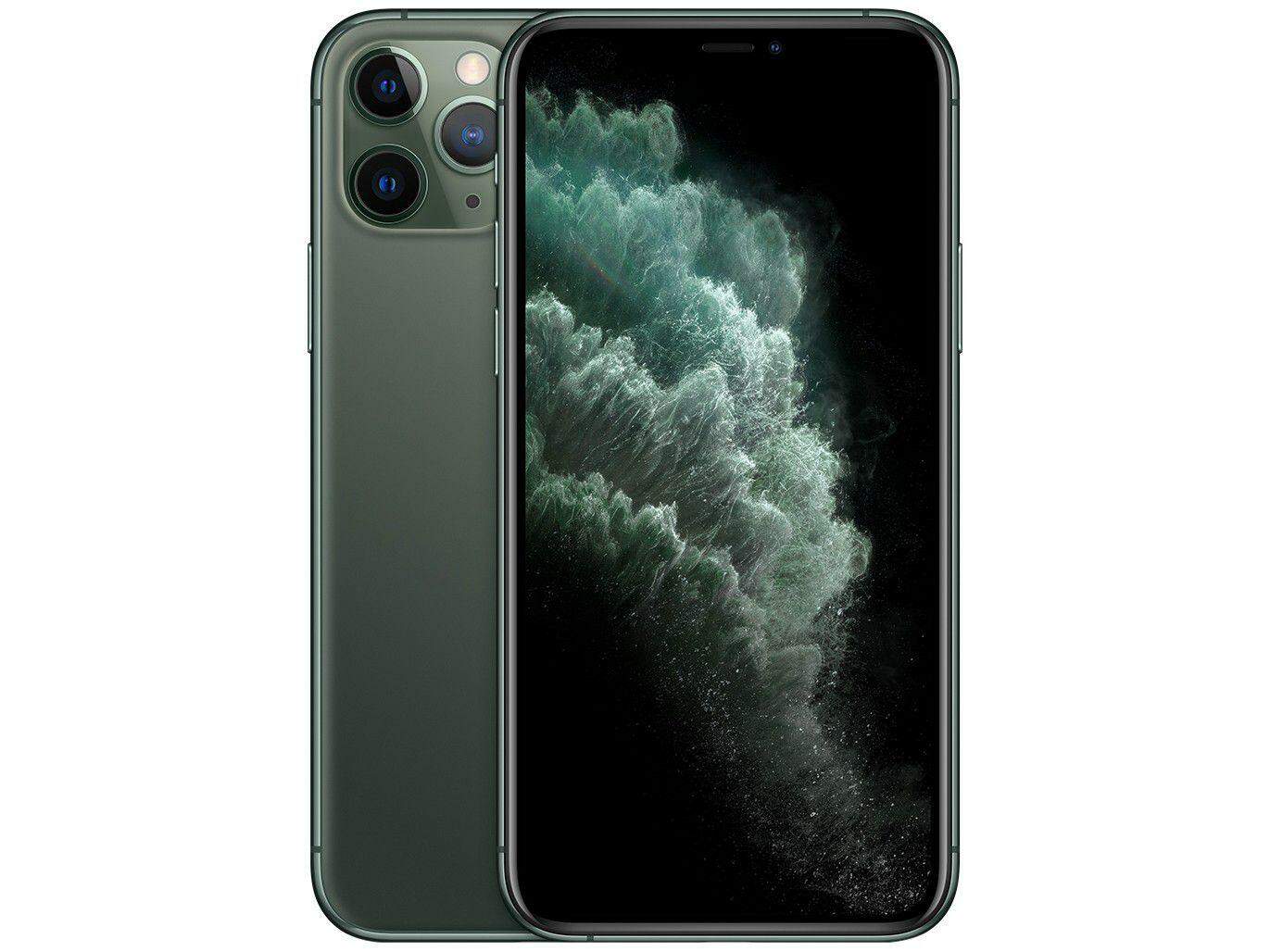 iPhone 11 Pro Max 64GB Verde Meia-noite - Fui Mais Usado - Bateria 70%