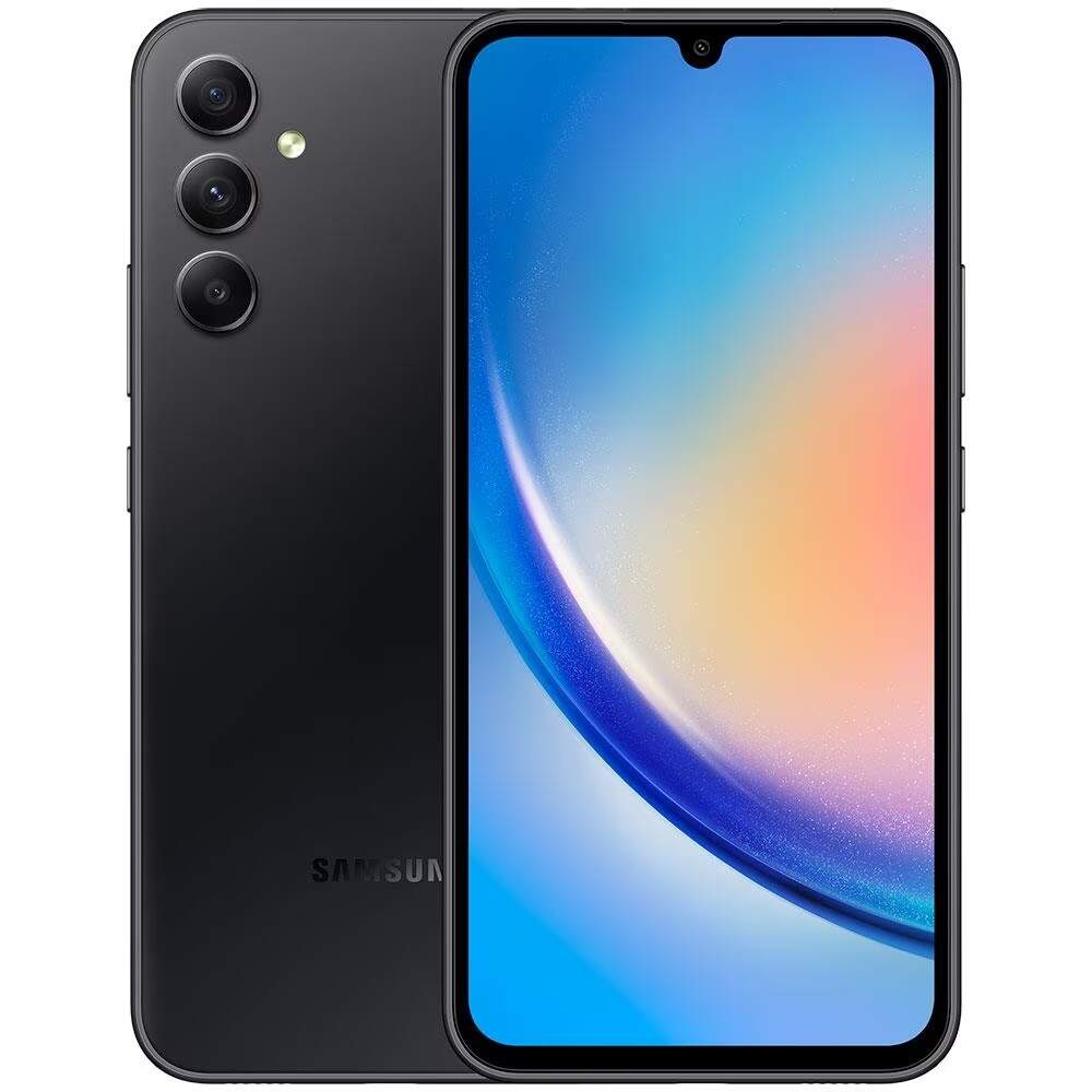 Samsung Galaxy A34 ブラック　海外版 Galaxy A34 256GB Preto - Tenho minhas marcas de uso