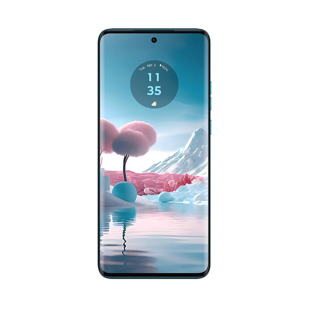 Moto Edge 40 Neo 256GB Caneel Bay Vegan Leather - Sou Como Novo