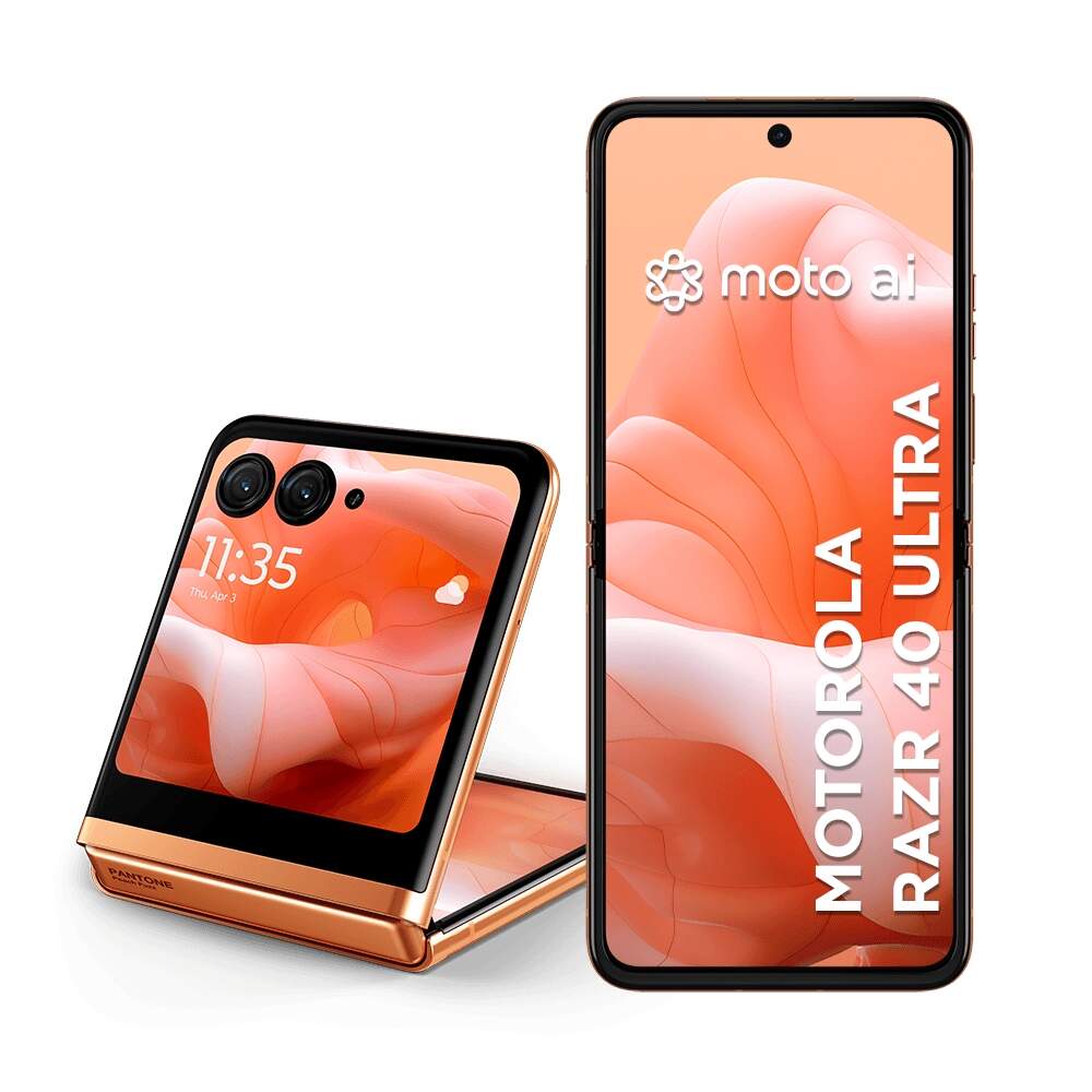 Moto Razr 40 Ultra 256GB Peach Fuzz - Tenho minhas marcas de uso