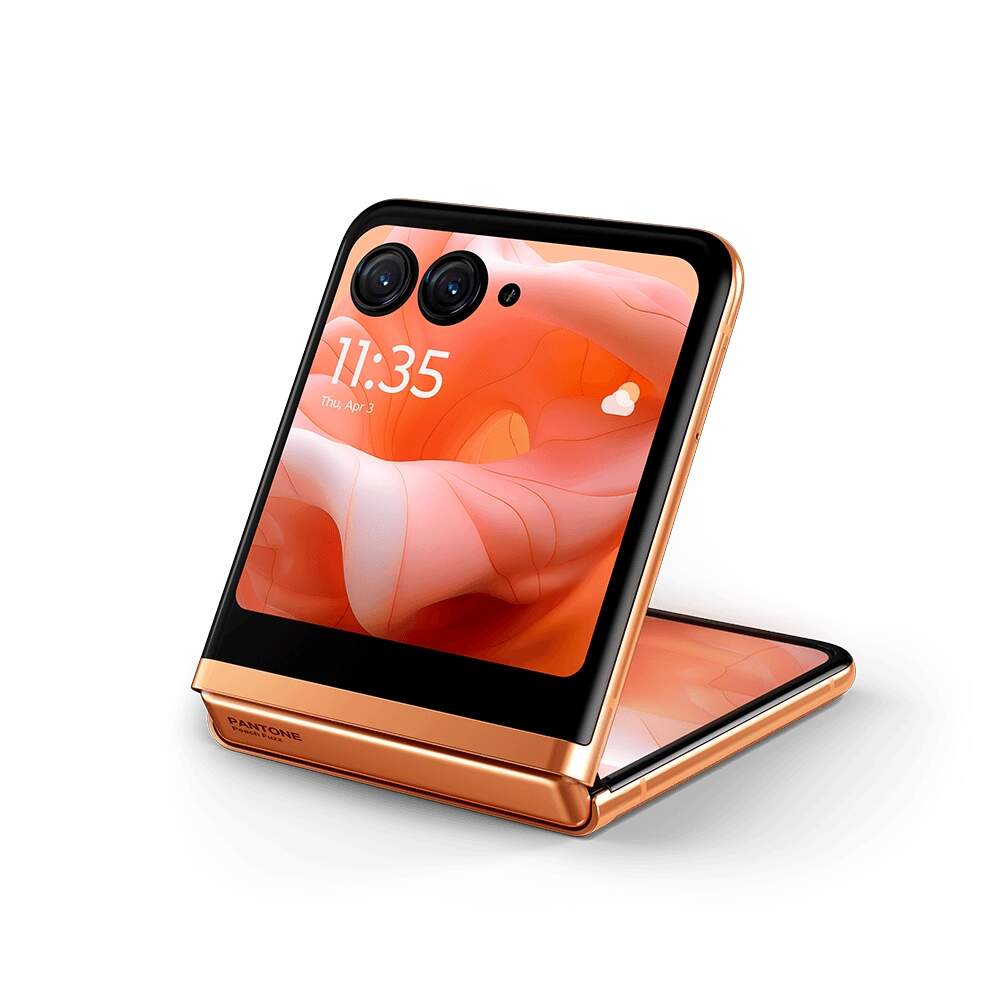 Moto Razr 40 Ultra 256GB Peach Fuzz - Sou como novo - Trocafy