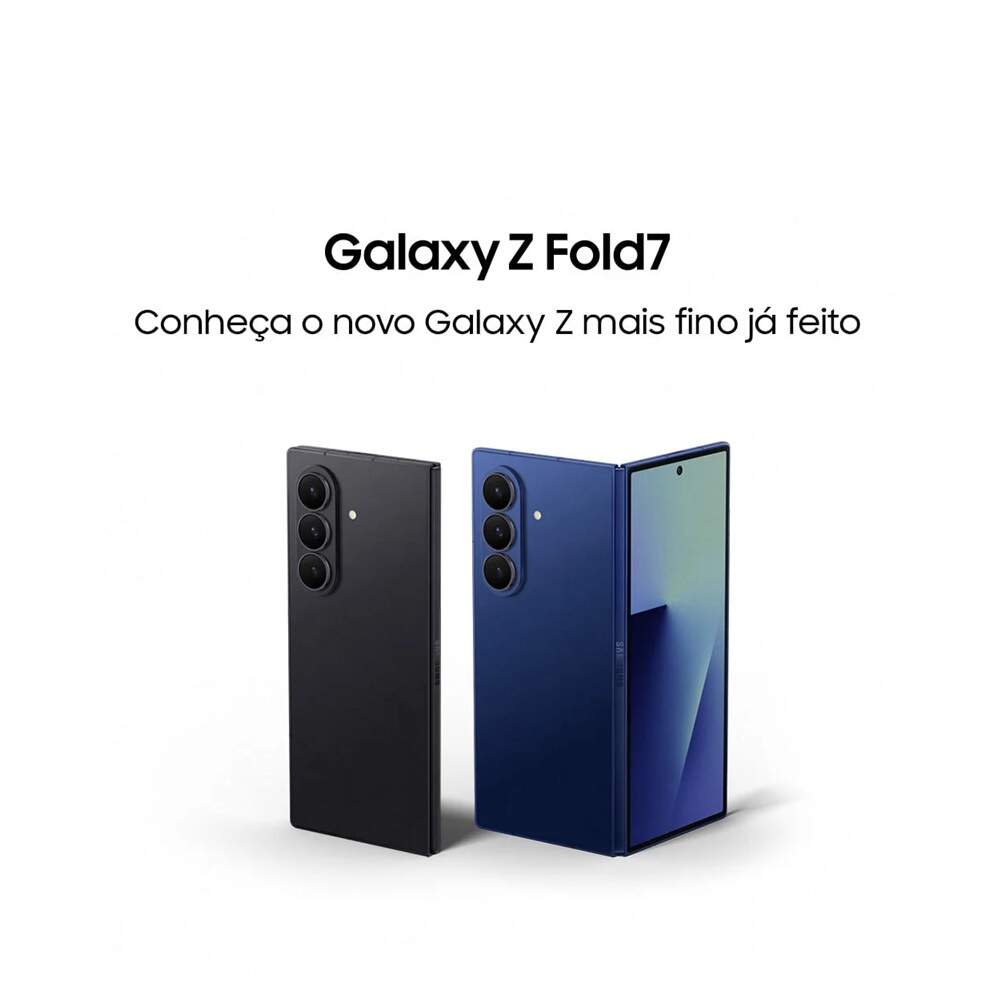 Galaxy Z Fold7 512GB Azul - Tenho minhas marcas de uso
