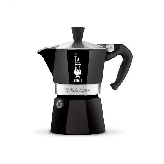 Bialetti Moka Express 130mL エスプレッソメーカー Cafeteira Moka Express Preta 130ml Bialetti - Gelox+