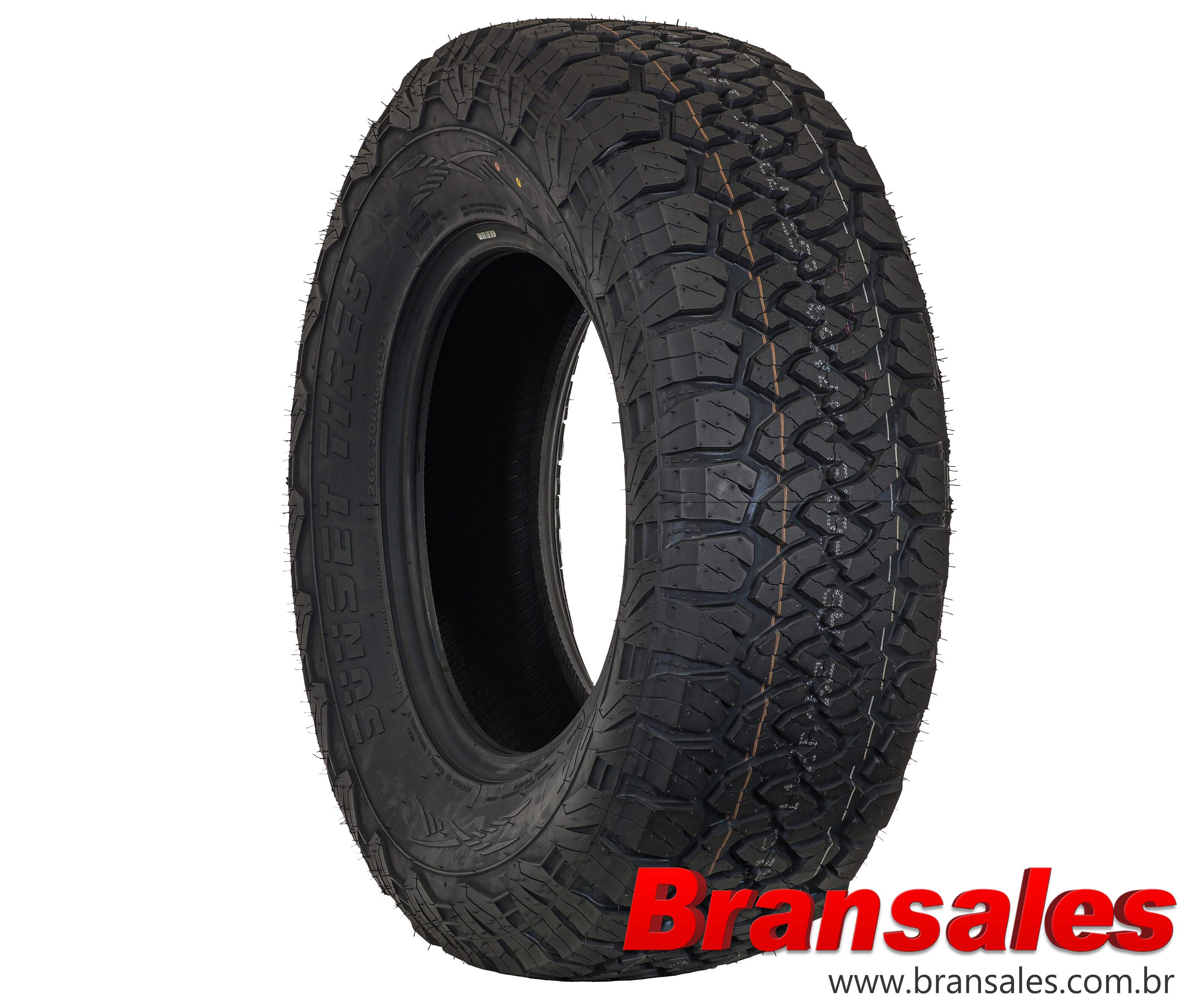 Pneu Aro 16 Sunset Tire 265/70R16 112T All-Terrain T/A Letra