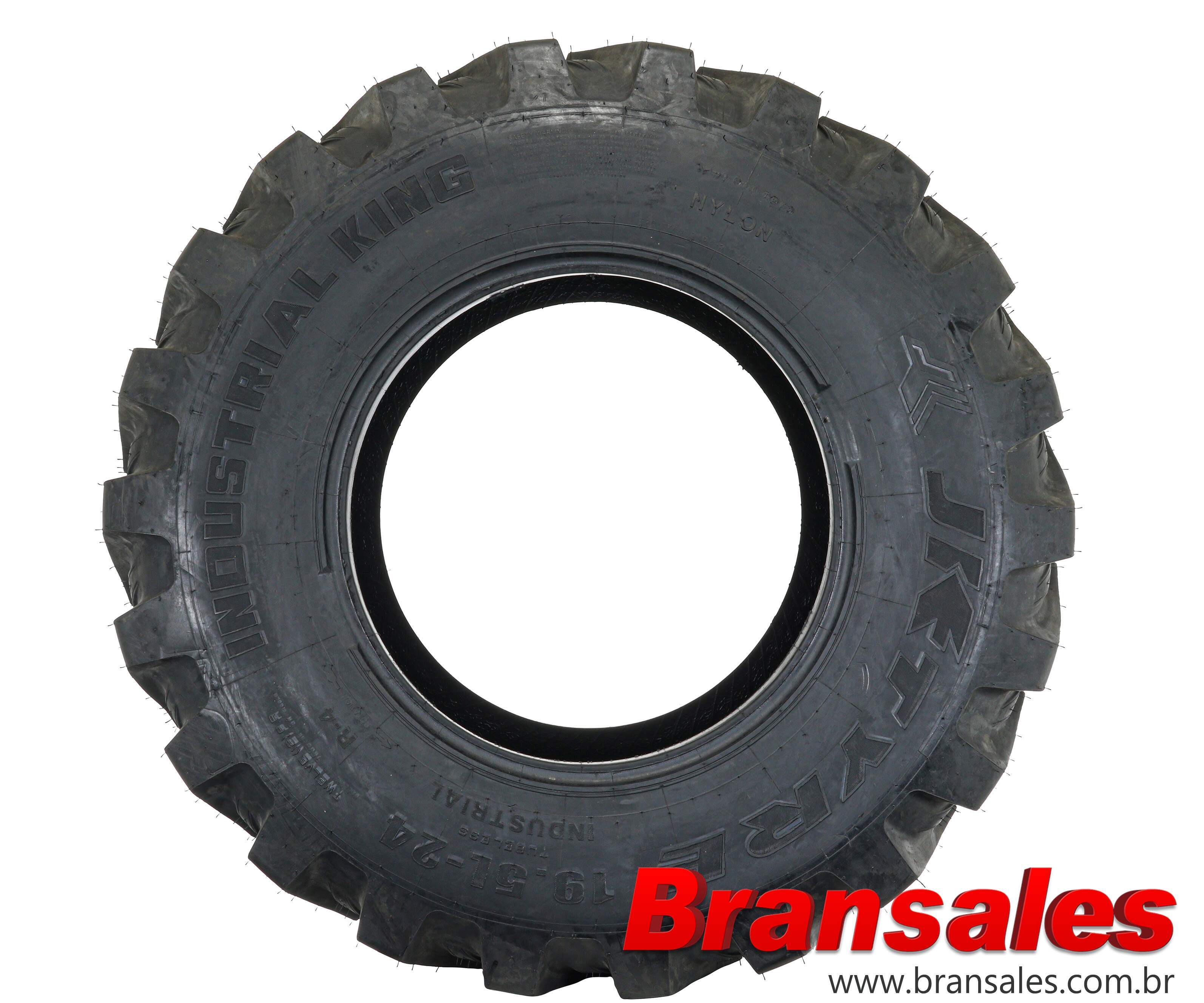 Pneu Aro 24 JK 19.5L-24 12Lonas Industrial King - Bransales Pneus